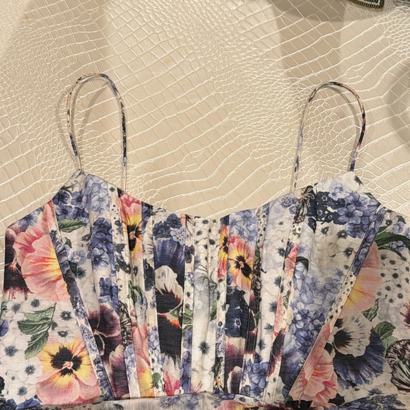 ZIMMERMANN Tama Belted Floral Midi-Dress Size Zimmermann 1 - Picture 14 of 15